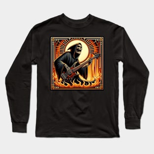 Grim Reaper Bass line. Long Sleeve T-Shirt